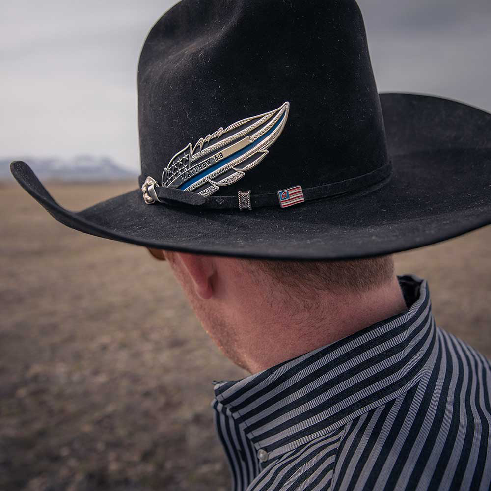 Montana Silversmiths Peacemaker Hat Feather